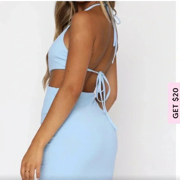 WHITE FOX MINI DRESS - Picture 4 of 10